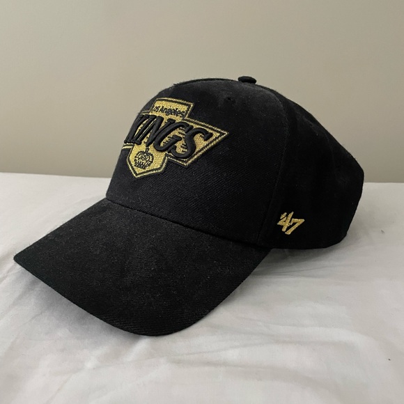‘47 Brand LA Kings Snapback Hat - Black & Gold - Picture 2 of 2